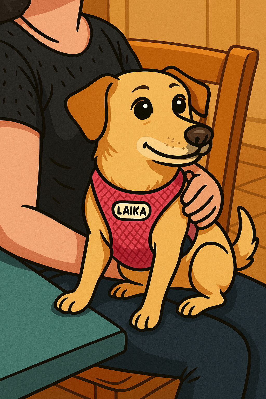 Glücksbringer Laika für Christiane