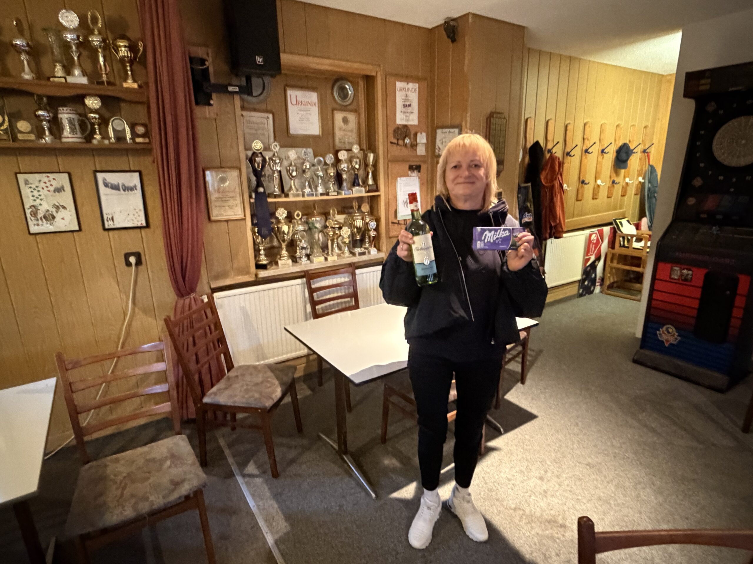 Bärbel Lehnert, beste Dame des Starterfeldes, SkatTreff Eppendorf