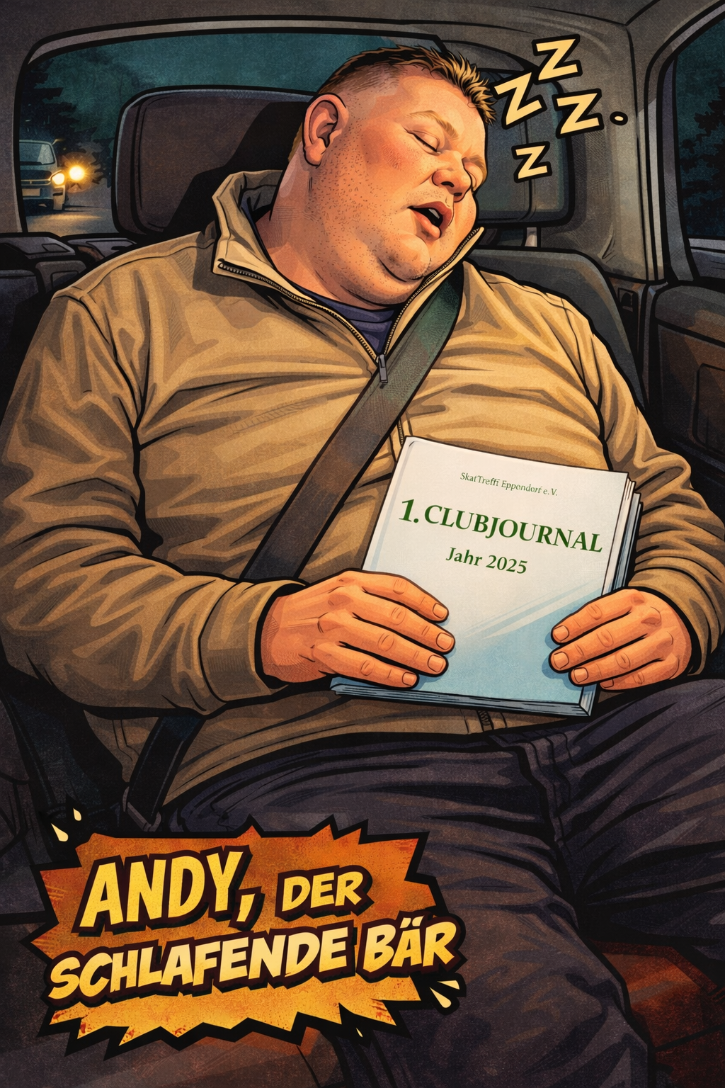 Andy, der schlafende Bär – Winterschlaf im Auto