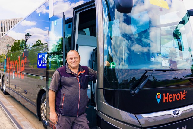 Lars, unser Busfahrer für die Fahrt nach Prag